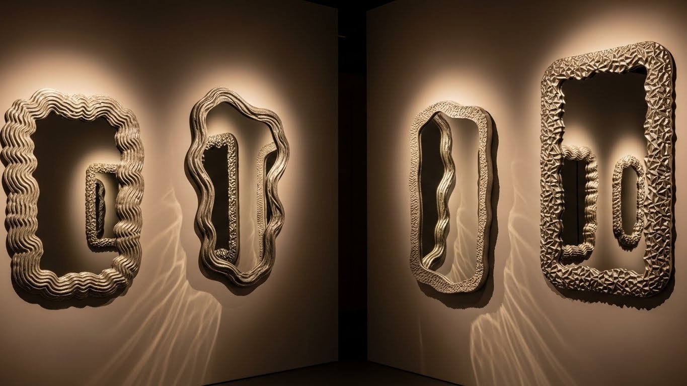 28 Inspiring Textured Edge Mirror Designs Ideas That Feel Totally Inspiring