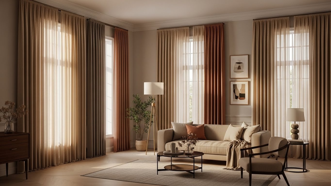 28 Creative Beige Curtains Ideas For a Fresh New Look