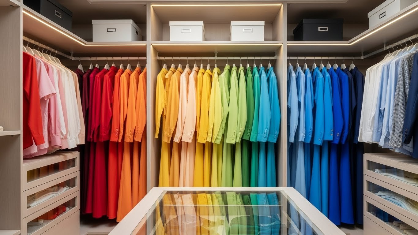26 Stylish Color-Coded Closet Arrangement Ideas That Upgrade Your Home