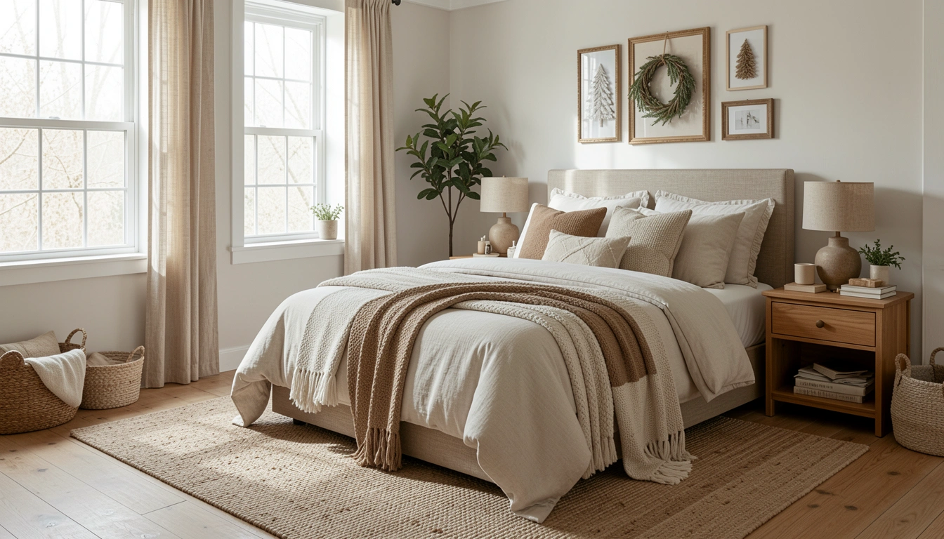 How To Style Guest Bedroom Holiday Decor Beautifully