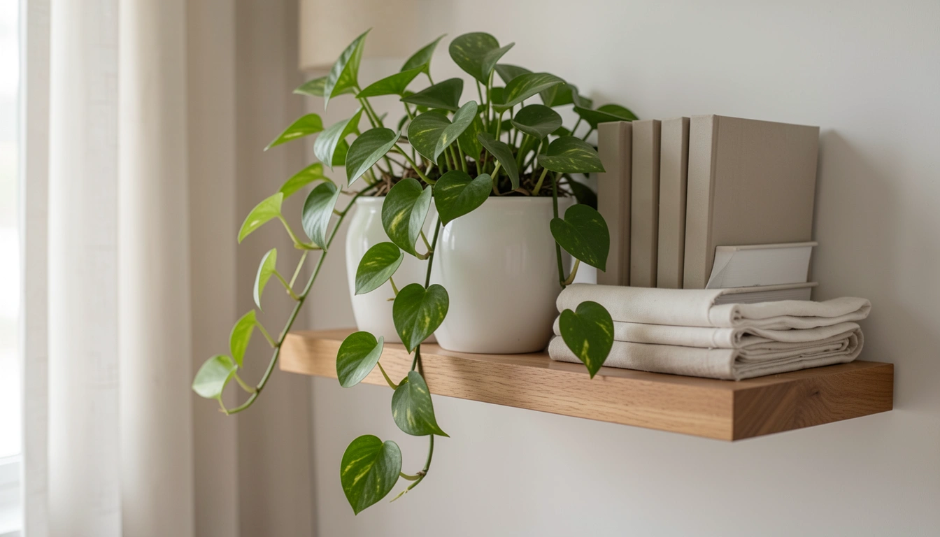 15 Fresh Bedroom Shelf Decor With Plants Designs For Natural Charm