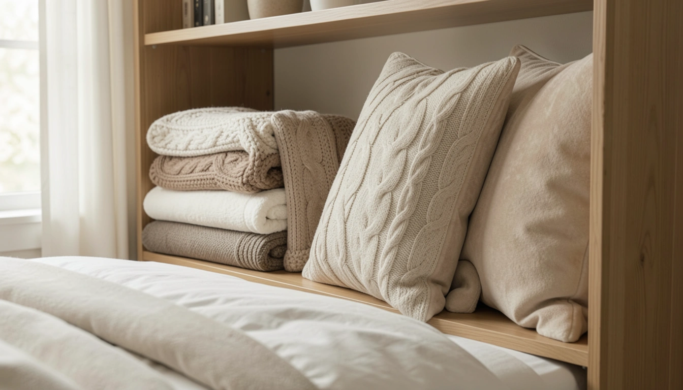 17 Plush Bedroom Shelf Decor Behind The Bed Ideas