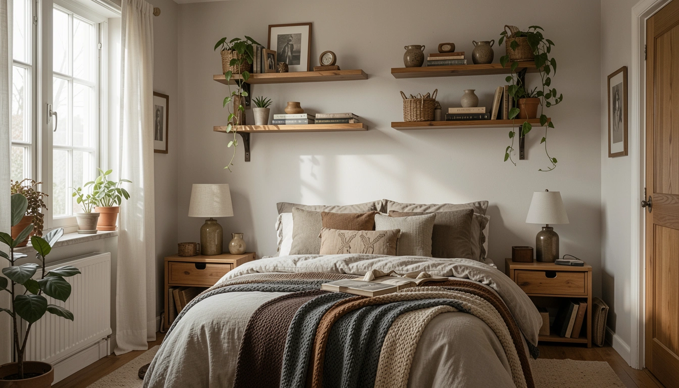 How To Decorate Bedroom Shelf Decor For Men