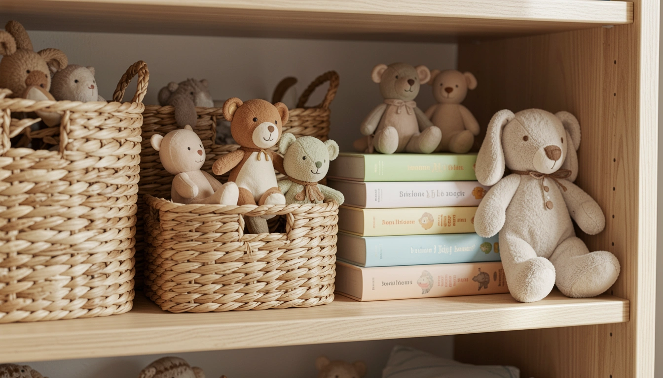 21 Warm Kids Bedroom Shelf Decor Ideas For Cute Storage