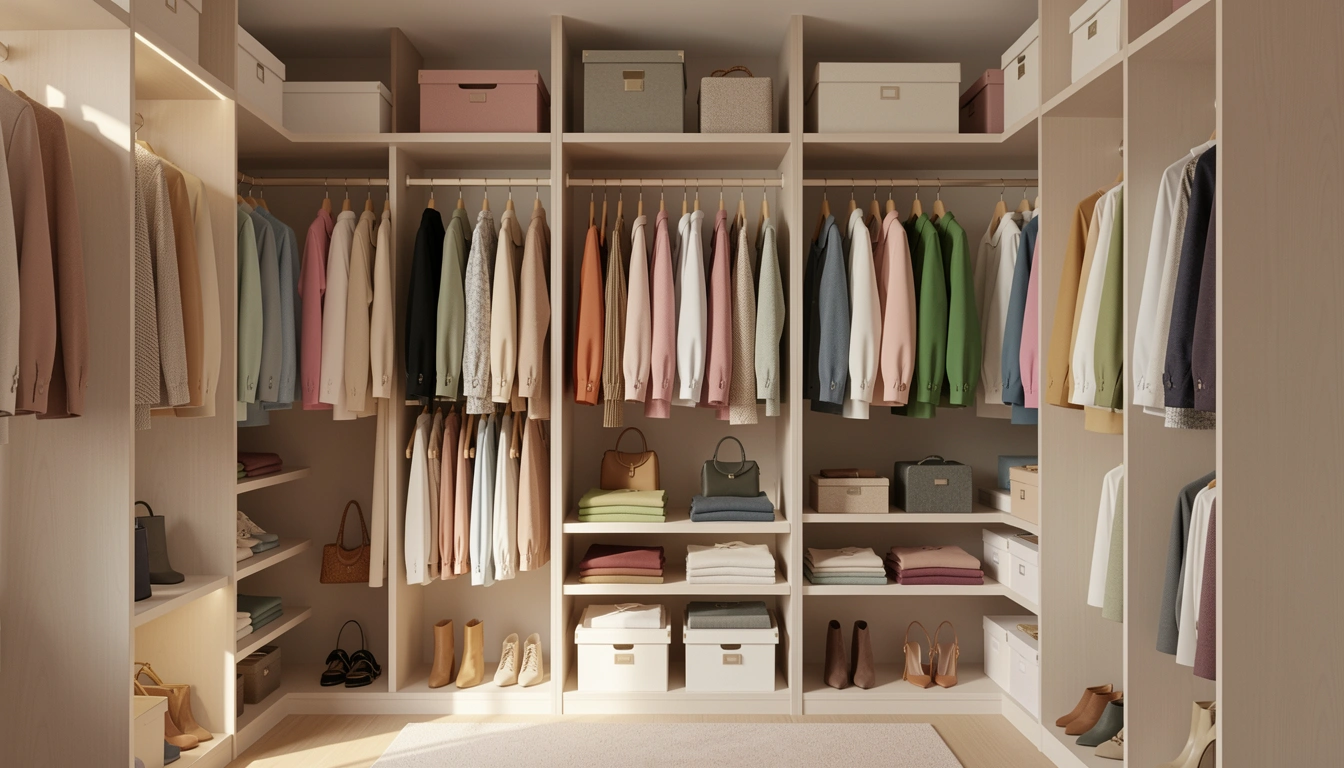 24 Inspiring Wardrobe Organisation Ideas Ideas For a Fresh New Look