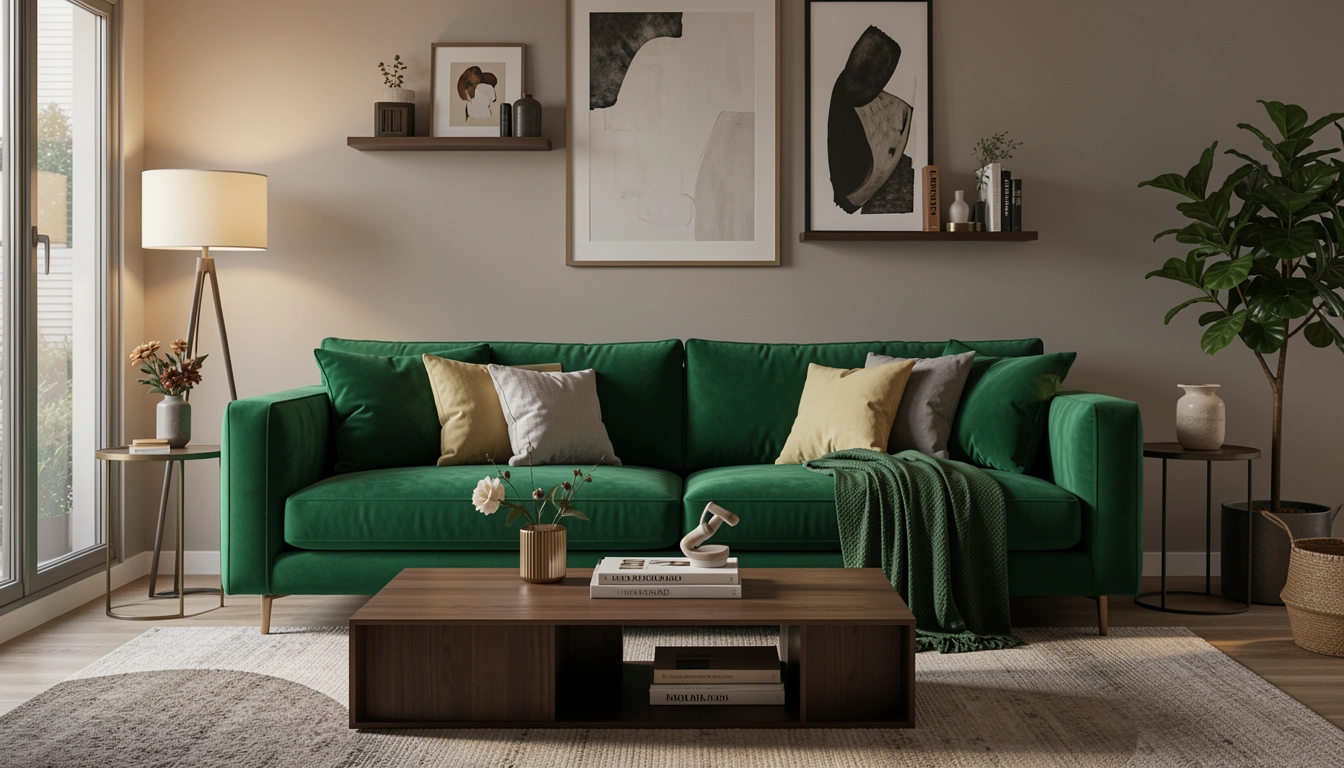 20 Unique Green Couch Styling Ideas That Upgrade Your Home